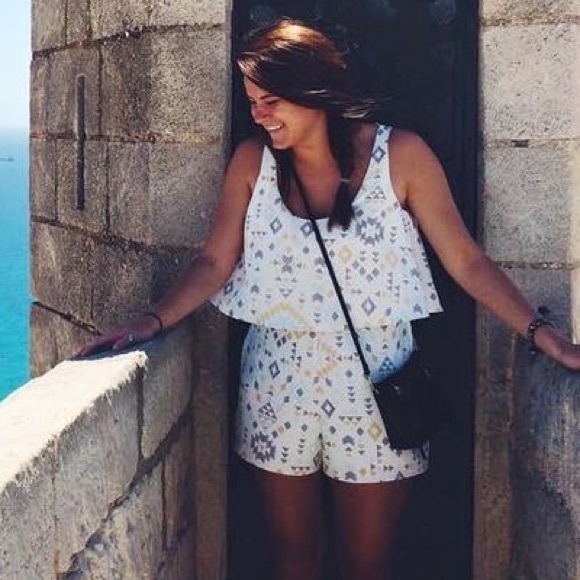 Zara Printed Romper - Picture 2 of 5